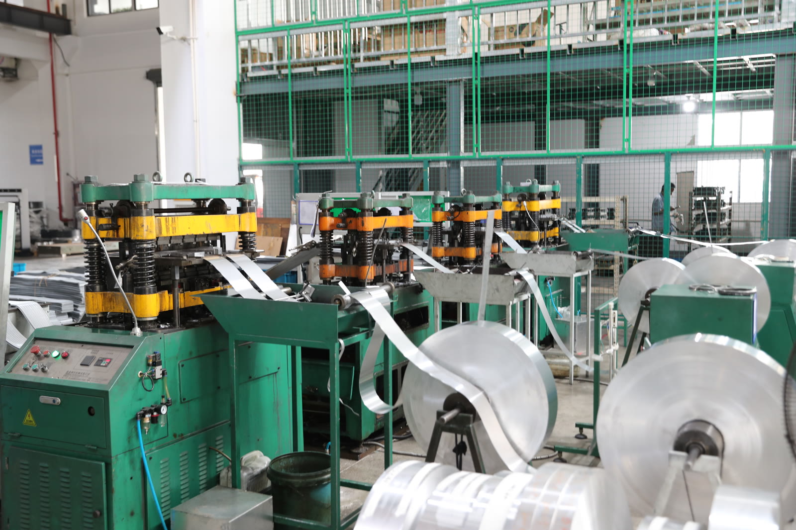 High-speed aluminum fin forming line with coil feed for tube-fin radiator and CAC cores